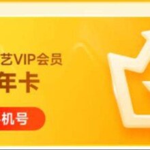爱奇艺 黄金VIP会员双年卡 24个月黄金年卡 填正确手机号码充值