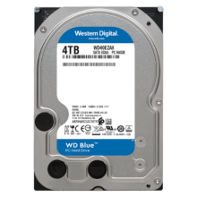 再降价，双11狂欢：西部数据 台式机机械硬盘 WD Blue 4TB CMR垂直 5400转 256MB SATA (WD40EZAX)