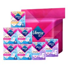 PLUS会员：薇尔 Libresse 舒适V感日夜卫生巾70片（19cm*14片+24cm*40片+32cm*16片+赠 帆布包）