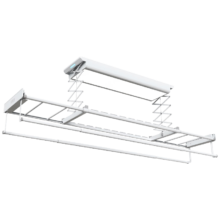 双11狂欢、plus、限政补:邦先生超薄隐形嵌入式电动晾衣架智能升降阳台伸缩凉晒衣机M22pro白