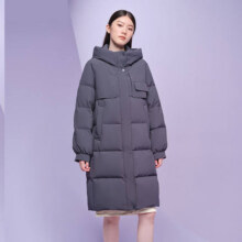 坦博尔 羽绒服女中长款韩版休闲
