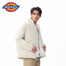 PLUS会员：Dickies 帝客 双面两穿放羊羔绒羽绒服外套 10923