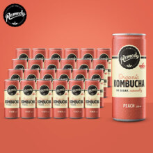 双11狂欢、plus会员、临期：悦蔓蒂（KOMBUCHA）澳洲进口 果汁气泡水 250ml*24罐＊3件