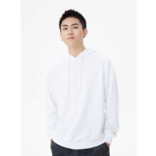 美特斯邦威 男士卫衣纯色长袖连帽卫衣