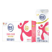 PLUS会员、京东百亿补贴：伊利 舒化奶 无乳糖牛奶整箱 脱脂型 220ml*24盒