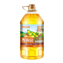 plus会员：香满园 黄金珍鲜花生浓香型食用植物调和油5L