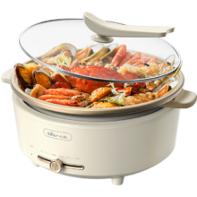 双11狂欢、PLUS会员、限地区：Bear 小熊 5L一体多功能电锅 分体式 DHG-P50F1