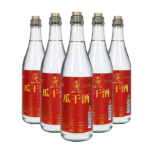 双11预售：公鼐 45度 山东瓜干酒 500ml*6瓶 整箱装