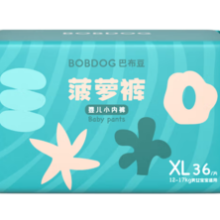 BoBDoG 巴布豆 菠萝系列 拉拉裤 XL36片