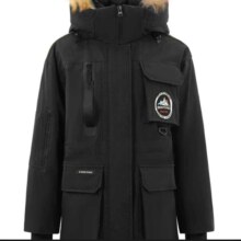 PLUS会员：雪中飞 鹅绒 男女同款羽绒服  黑色 8056 170 92A（尺码偏大选小一码）