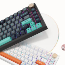 plus会员:VGN N75有线/无线/蓝牙三模客制化机械键盘 N75Pro 蒸汽波轴 加勒比海