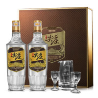 WULIANGYE 五粮液 尖庄高光礼盒52度500ml*2瓶 五粮浓香型白酒节日送礼