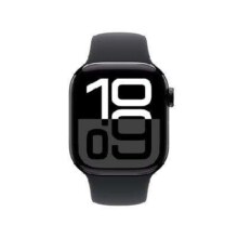 21日20点、plus会员：Apple/苹果 Watch Series 10 智能手表GPS+蜂窝款42毫米亮黑色铝金属表壳黑色运动型表带M/L MWXN3CH/B