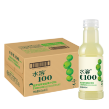 农夫山泉 水溶C100青皮桔味 复合果汁饮料445ml*15瓶 满足每日所需维生素C