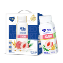 PLUS会员、概率券：JUST YOGHURT 纯甄 MENGNIU 蒙牛 白桃燕麦青稞果粒酸奶 200g×10瓶