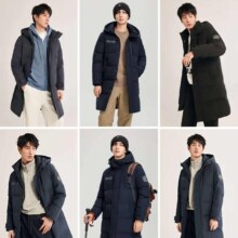 plus会员:雪中飞 男立领连帽长款羽绒服
