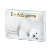 PLUS会员、概率券：babycare 婴儿云柔巾超柔软面巾纸 80抽*1包