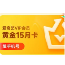 爱奇艺 黄金VIP 15月卡