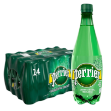 巴黎水（Perrier ）法国原装进口  原味气泡水矿泉水 500ml*24瓶