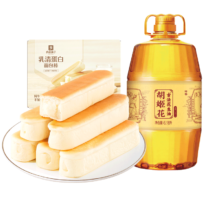 双11狂欢、 良品铺子 乳清蛋白面包棒 500g+ 胡姬花食用油6.18L