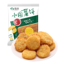 PLUS会员：Snow Valley 雪川小圆薯饼 香脆原味 500g