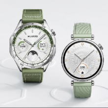 双11狂欢、再降价：HUAWEI 华为 WATCH GT4 智能手表 46mm 云杉绿 复合编织表带