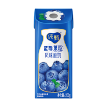 plus会员：纯甄常温酸奶 蓝莓味 200g*10盒＊3件