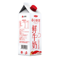 三元 每日新鲜 高品质全脂鲜牛奶950mL/盒 巴氏杀菌 早餐搭档