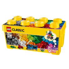 再降价、京东百亿补贴：LEGO 乐高 CLASSIC经典创意系列 10696 中号积木盒