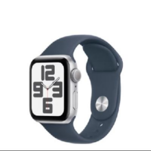 PLUS会员：Apple 苹果 Watch SE 2023款 智能手表 GPS版 40mm 风暴蓝色