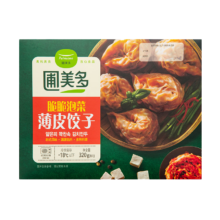 圃美多 泡菜薄皮饺子320g 8只/盒
