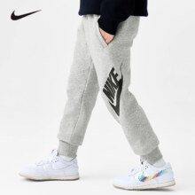 NIKE 童装加绒裤子冬季保暖休闲运动长裤