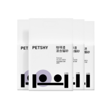 plus：petshy 百宠千爱 咖啡渣混合豆腐猫砂 2.5kg*4包
