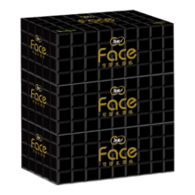 PLUS会员：洁柔抽纸 黑Face 4层108抽*3盒