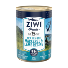 滋益巅峰（ZIWI）主食零食马鲛鱼羊肉口味拌饭狗罐头390g *1罐 全犬通用型