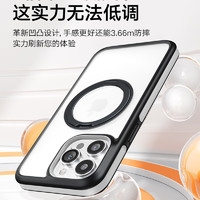 TORRAS 图拉斯 O2支点壳 适用苹果15手机壳iPhone 15 保护套Magsafe支架磁吸充电防摔男女壳 苹果15-360旋转*超防摔-熊猫色