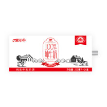 晨光 100%纯奶 200ml*24盒 × 2件