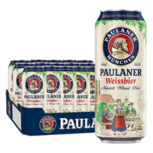 plus：Paulaner 保拉纳 小麦啤酒 白啤 500mL 24罐