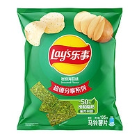 88VIP！Lay's 乐事 原切薯片 岩烧海苔味 135g 1袋