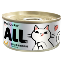 魔兜（Mo Dou）主食猫罐头 宠物成猫通用湿粮主食罐猫咪挑嘴馋猫营养多口味 【24罐】鸡肉配方