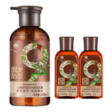蜂花九樽植萃固发洗发露健发净化头皮植萃精华防断发脱发洗发水洗头膏 358ml+50ml