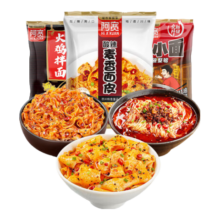 Plus会员:阿宽红油面皮酸辣味 拌面3袋320g泡面凑单
