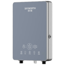 创维（Skyworth）即热式电热水器速热 小型家用免储水 出租房洗澡 压铸铝水电分离 不限水量 免打孔 6050W