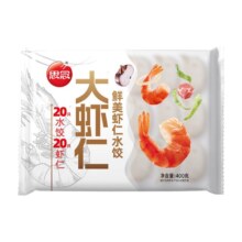 思念 大虾仁水饺400g 一只水饺一只虾*5件