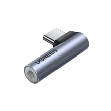 绿联 80384 Type-C转3.5mm音频转接器 银色