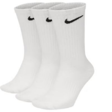 plus会员：耐克NIKE 速干 中筒 训练袜子3双) EVERYDAY LIGHTWEIGHT SX7676-100