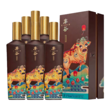 丰谷生肖特曲 浓香型白酒 生肖纪念酒 52度 500mL 6瓶 牛年生肖 整箱装