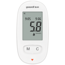 鱼跃家用语音免调码血糖仪580 医用糖尿病测血糖（仪器+200试纸）