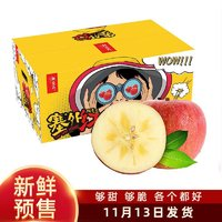 Mr.Seafood 京鲜生 塞外红 阿克苏苹果礼盒 净重5kg 果径80-85mm 约16-25粒