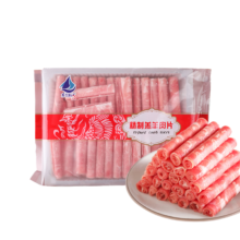 plus会员，需首单:东方港湾精制羔羊肉片羊肉卷500g+凑单